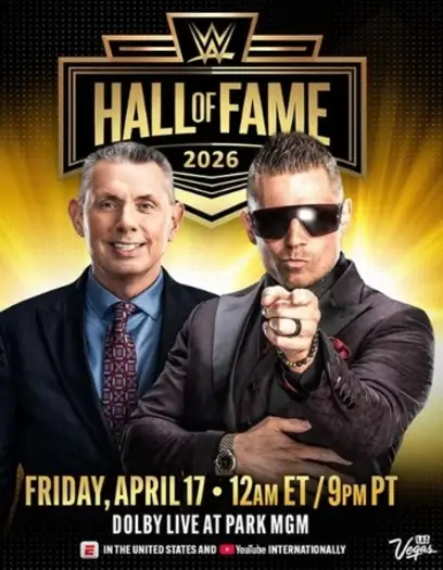 wwe hall of fame main event 18th april 2026