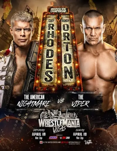 wwe wrestlemania 42 18th april 2026